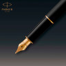 Ручка перьевая PARKER ESSENTIAL SONNET MATTE BLACK GT F CW1931516