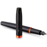 Ручка перьевая PARKER IM VIBRANT RINGS F315 CW2172944 FLAME ORANGE PVD M